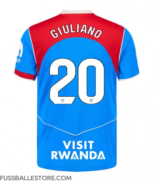 Günstige Atletico Madrid Giuliano Simeone #20 3rd trikot 2025-26 Kurzarm Günstige Atletico Madrid Giuliano Simeone #20 3rd trikot 2025-26 Kurzarm